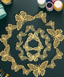 Foto 4 | Conjunto Elegante De 108 Pegatinas 3d Xtellar De Mariposa Para Decoración Aspiracional De Eventos