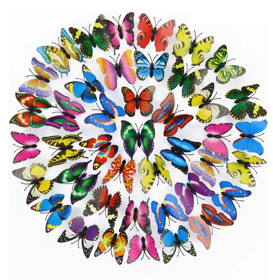 Foto 1 | Xtellar Set De 200 Mariposas Decorativas 3d En Pvc - Transforma Tu Espacio Con Estilo