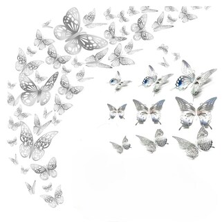 Foto 1 | Xtellar Mariposas Decorativas 3d Metálicas, Pack De 144, Perfectas Para Embellecer Tu Hogar