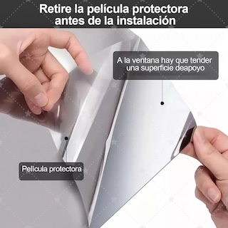 Foto 4 | Película De Espejo De Privacidad Para Ventana Antiarañazos Eo Safe Imports Esi-20466 Plata