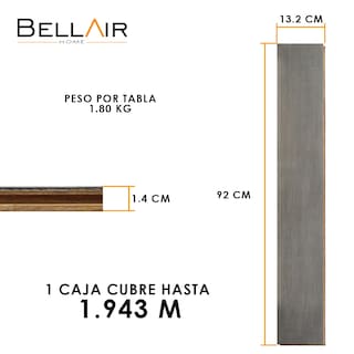Foto 4 | Piso 100% De Bambú Carbonizado Liso Vertical
