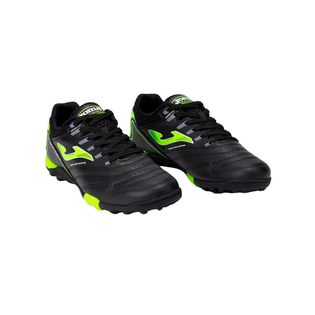 Foto 3 pulgar | Tenis Joma Maxima Turf Negro Verde Fútbol Rápido Resistente