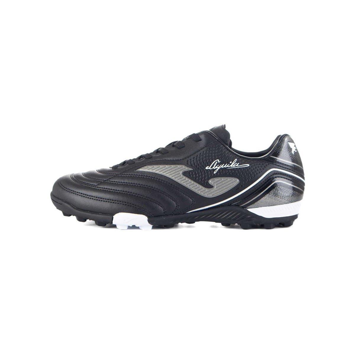 Foto 3 pulgar | Tenis Joma Aguila 2401 Turf Multitaco Durables Negro Blanco