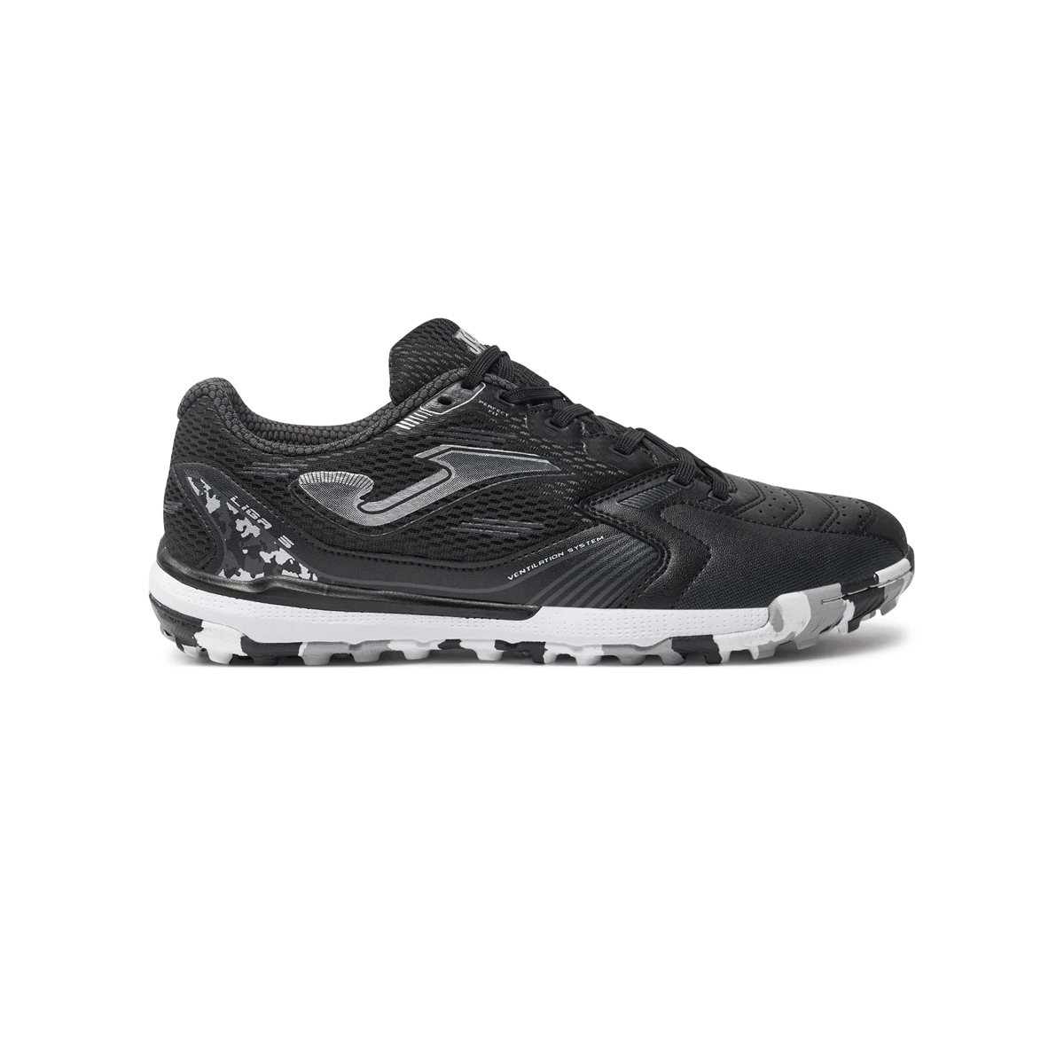 Foto 1 | Tenis Joma Liga-5 Turf Negro Fútbol Rápido Resistente