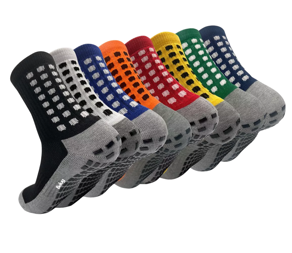 Calcetin Media Deportivos Fútbol Antideslizantes Belug 8 Pares (variado Colores)