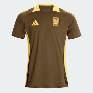 Foto 3 | Playera Entrenamiento Tigres Uanl Adidas Verde Hombre