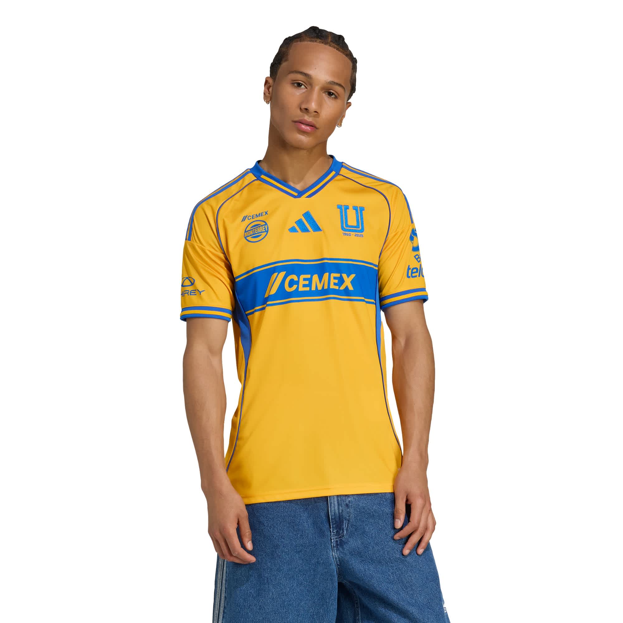 Foto 3 pulgar | Jersey Local Tigres Uanl 25/26 Adidas Amarillo Hombre