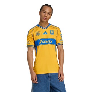 Foto 2 | Jersey Local Tigres Uanl 25/26 Adidas Amarillo Hombre