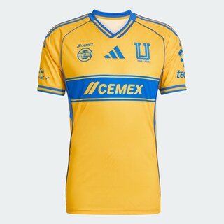 Foto 4 | Jersey Local Tigres Uanl 25/26 Adidas Amarillo Hombre