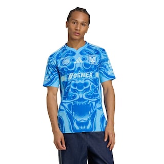 Foto 2 | Playera Visitante Tigres Uanl 25/26 Adidas Azul Hombre