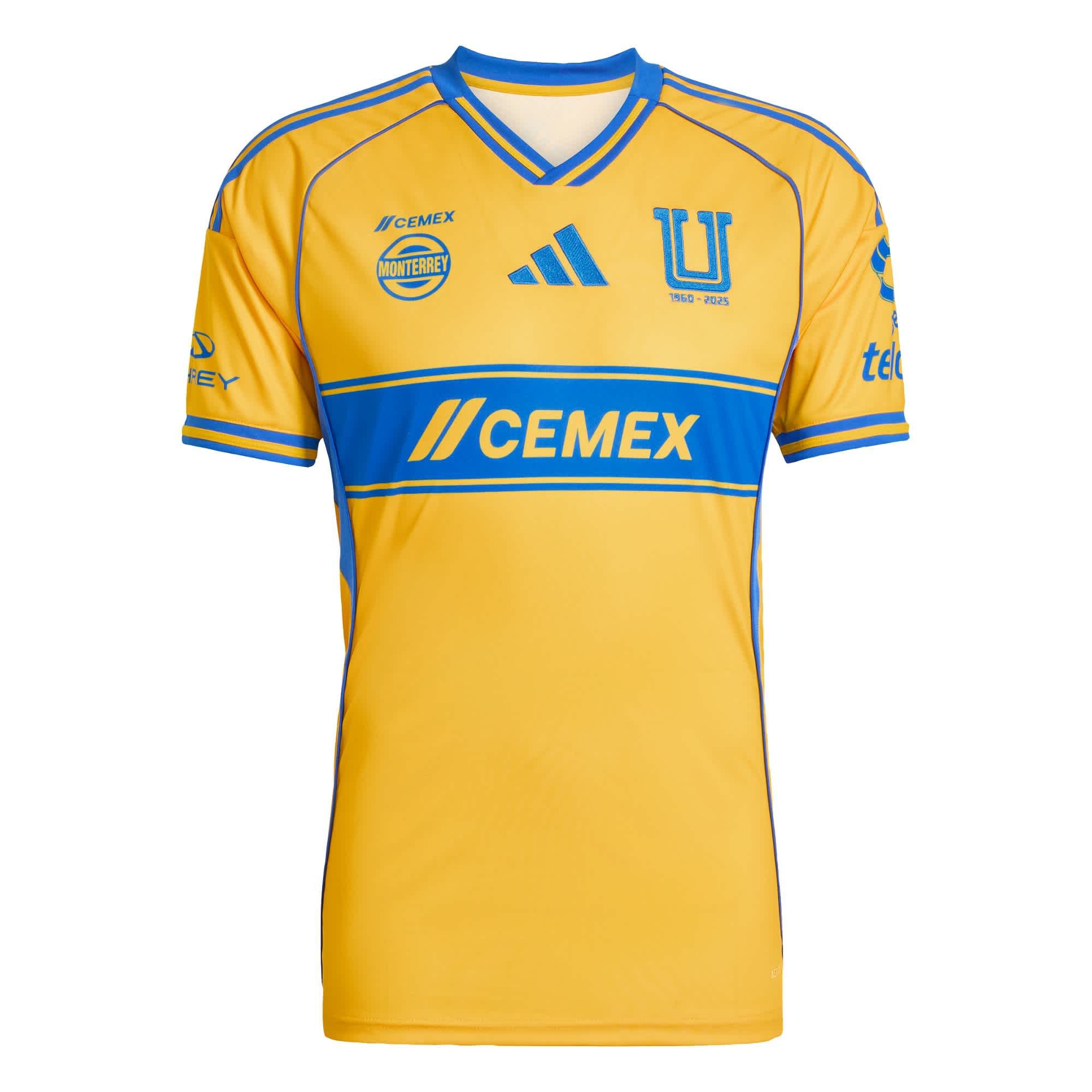 Foto 2 pulgar | Jersey Local Tigres Uanl 25/26 Adidas Amarillo Hombre