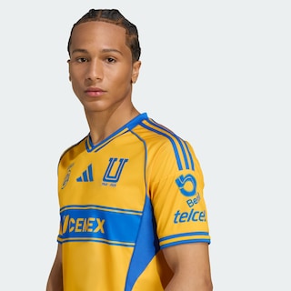 Foto 7 | Jersey Local Tigres Uanl 25/26 Adidas Amarillo Hombre