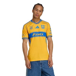 Foto 2 | Jersey Local Tigres Uanl 25/26 Adidas Amarillo Hombre