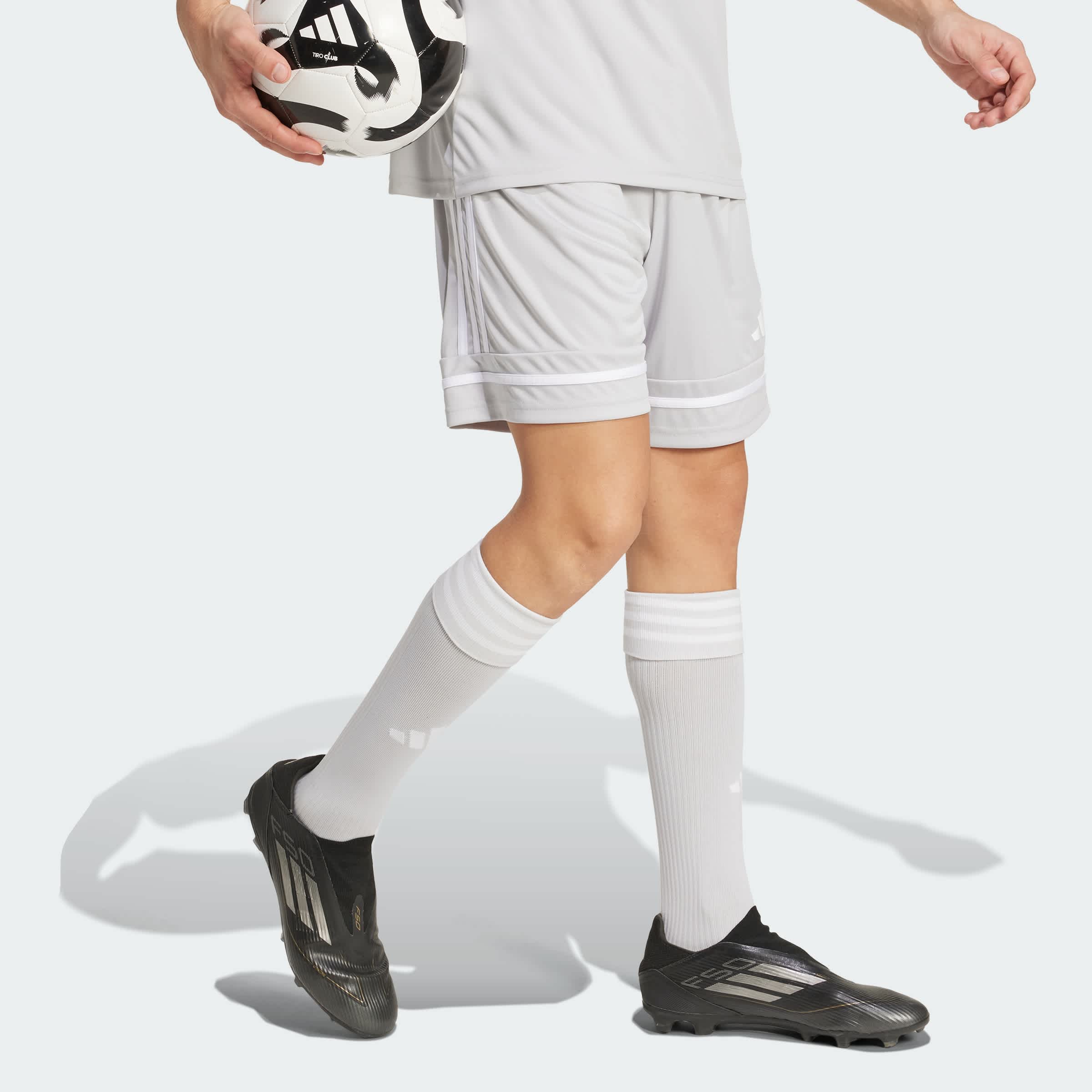 Foto 6 pulgar | Shorts Squadra 25 Adidas Gris Hombre