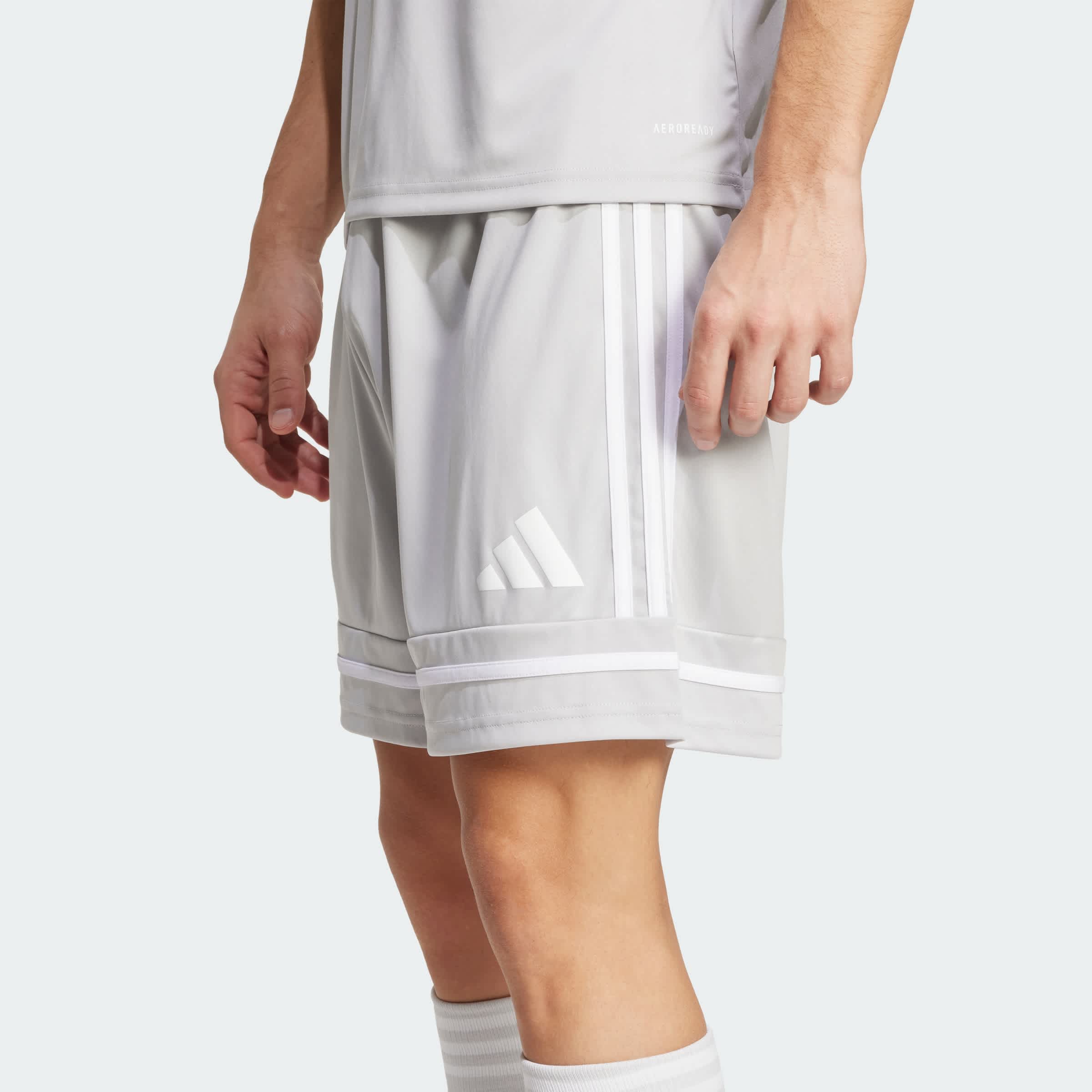 Foto 7 pulgar | Shorts Squadra 25 Adidas Gris Hombre