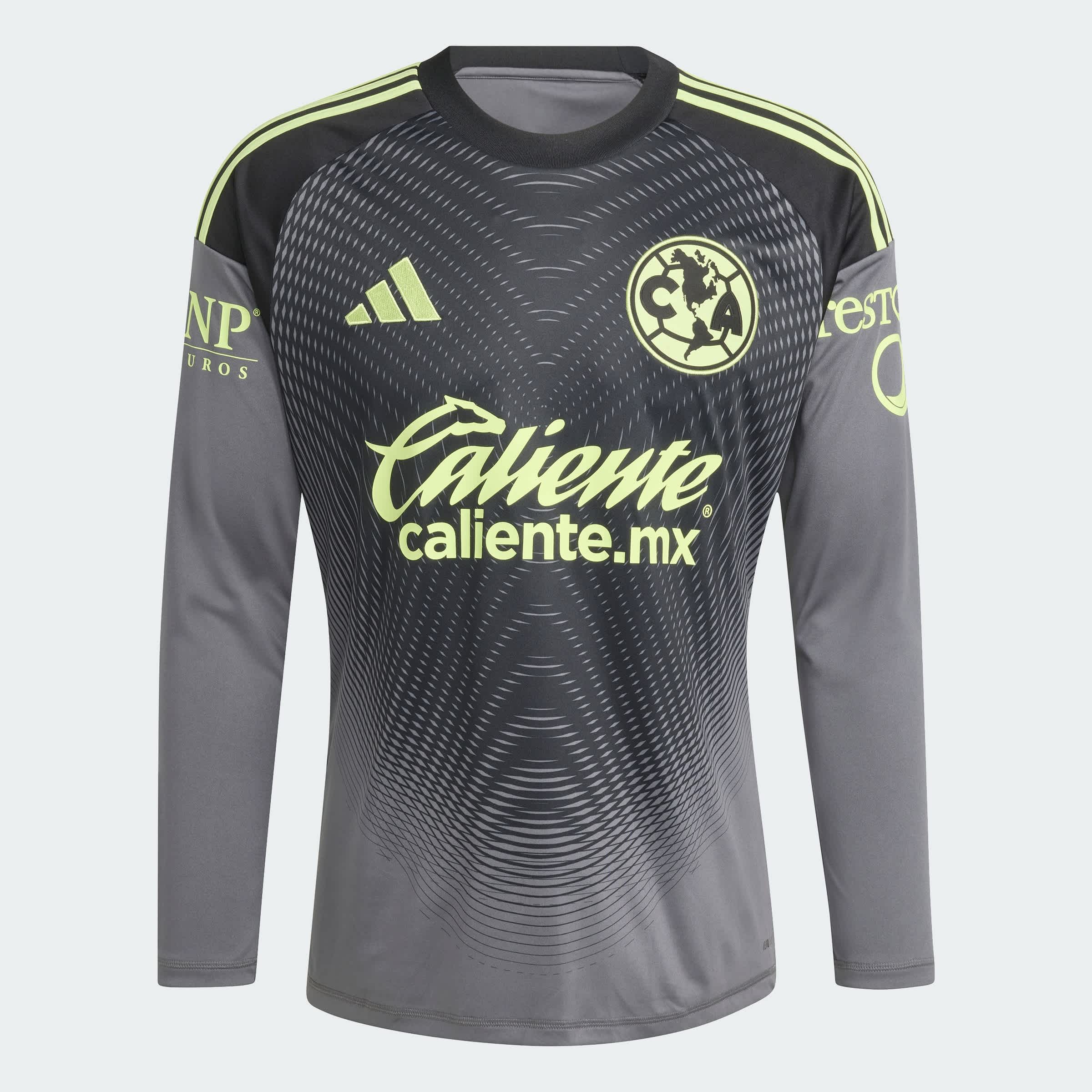 Foto 5 pulgar | Jersey De Portero Club América 25/26 Manga Larga Adidas Gris Hombre