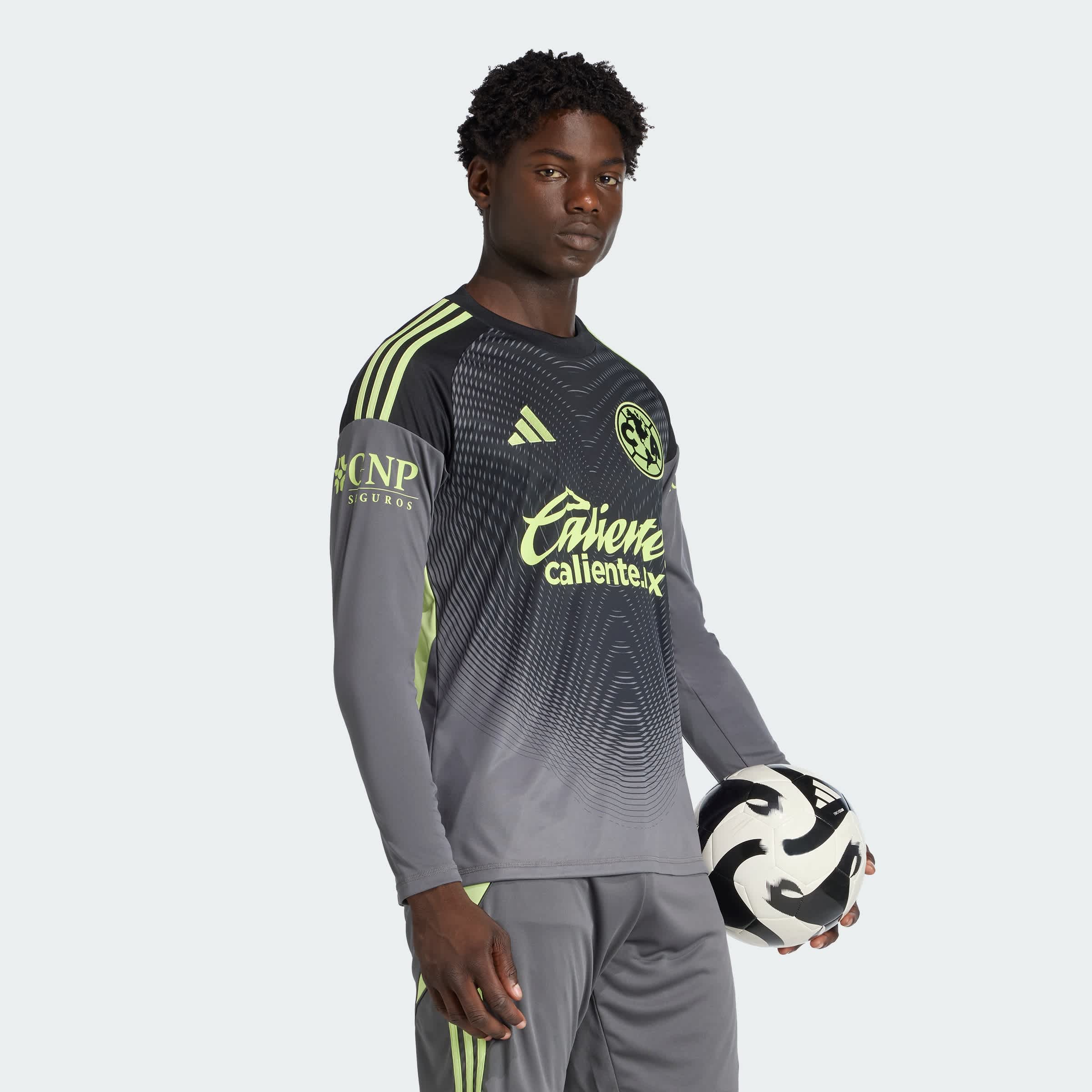 Foto 7 pulgar | Jersey De Portero Club América 25/26 Manga Larga Adidas Gris Hombre