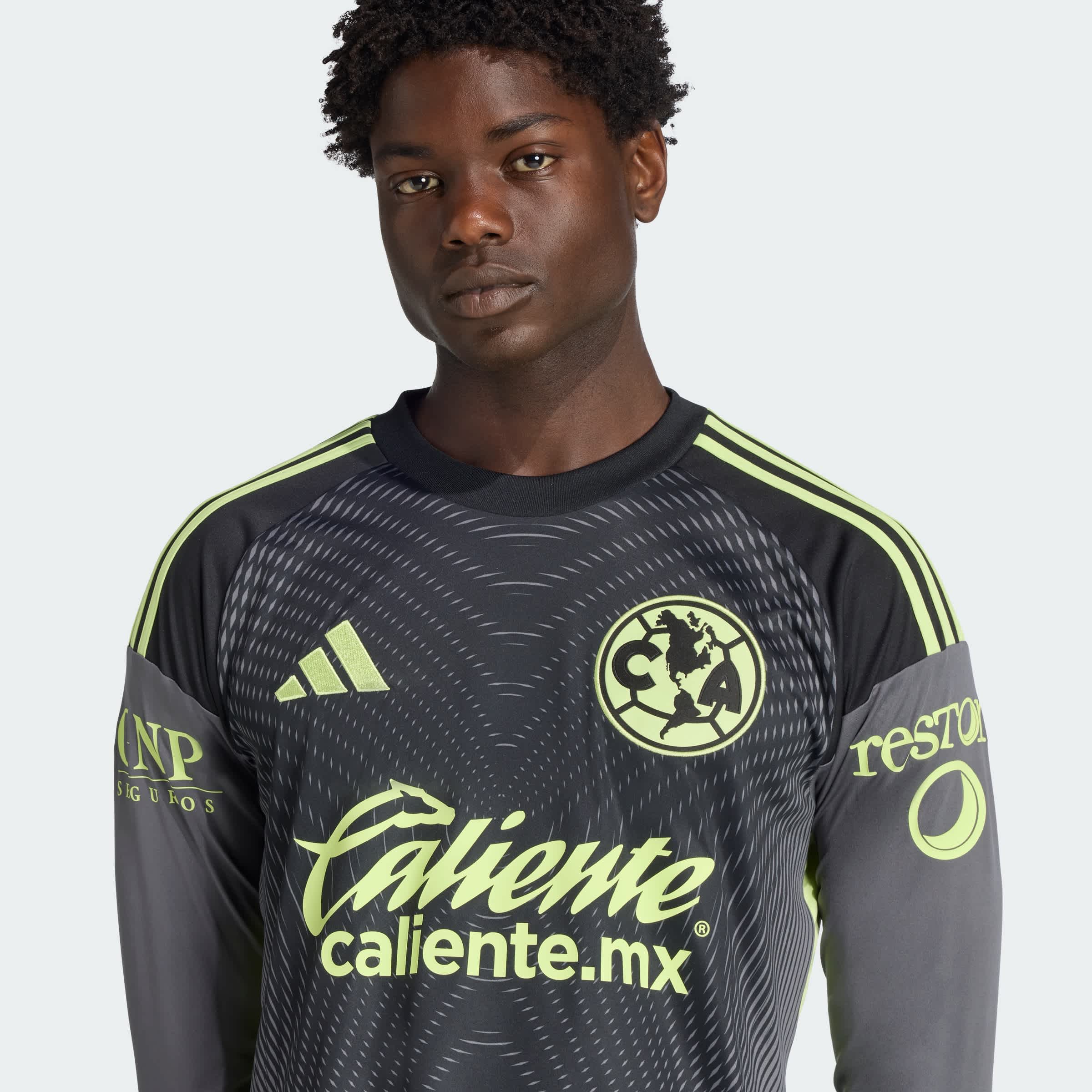 Foto 8 pulgar | Jersey De Portero Club América 25/26 Manga Larga Adidas Gris Hombre