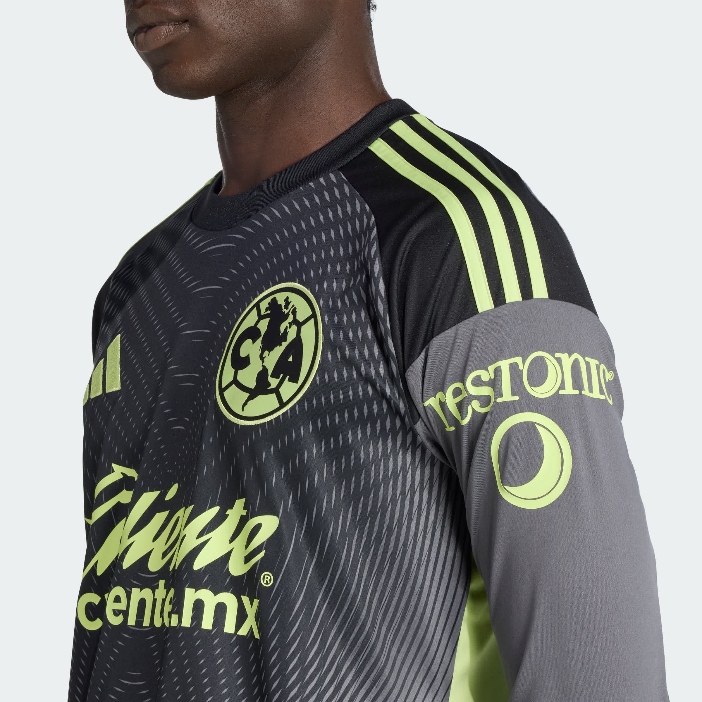 Foto 9 pulgar | Jersey De Portero Club América 25/26 Manga Larga Adidas Gris Hombre