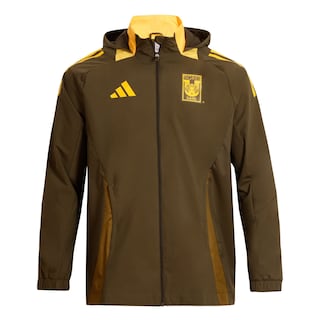 Foto 1 | Chamarra Tigres Uanl Adidas Verde Hombre