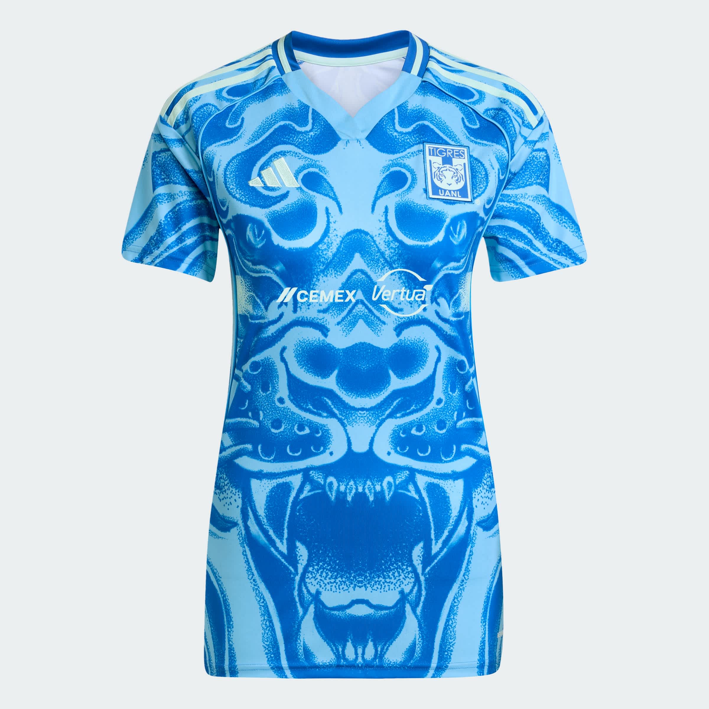 Foto 5 pulgar | Jersey Visitante De Tigres Uanl 25/26 Adidas Azul Mujer
