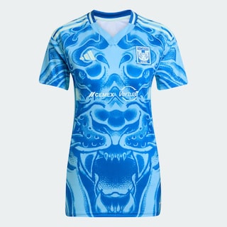 Foto 4 | Jersey Visitante De Tigres Uanl 25/26 Adidas Azul Mujer