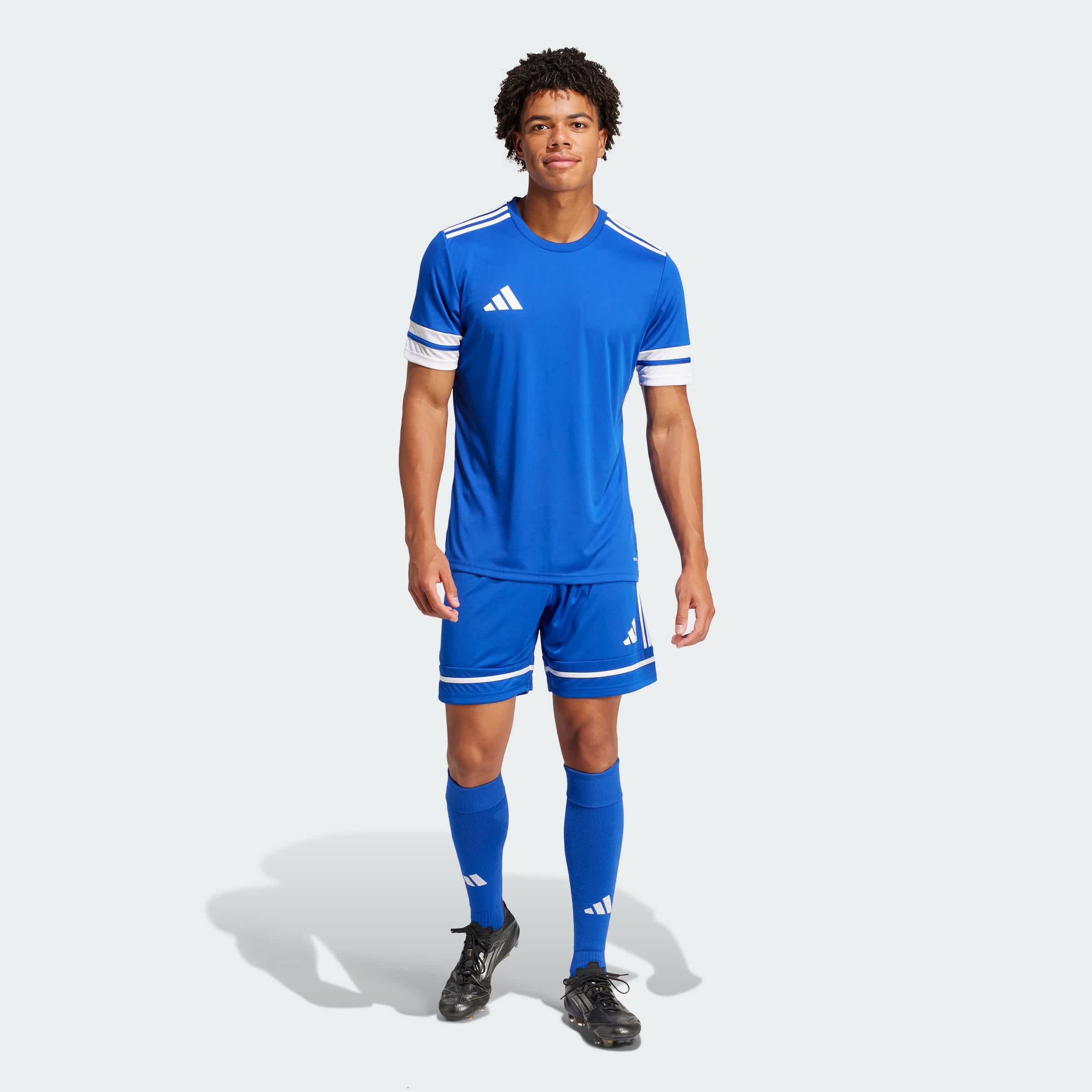 Foto 9 pulgar | Shorts Squadra 25 Adidas Azul Hombre