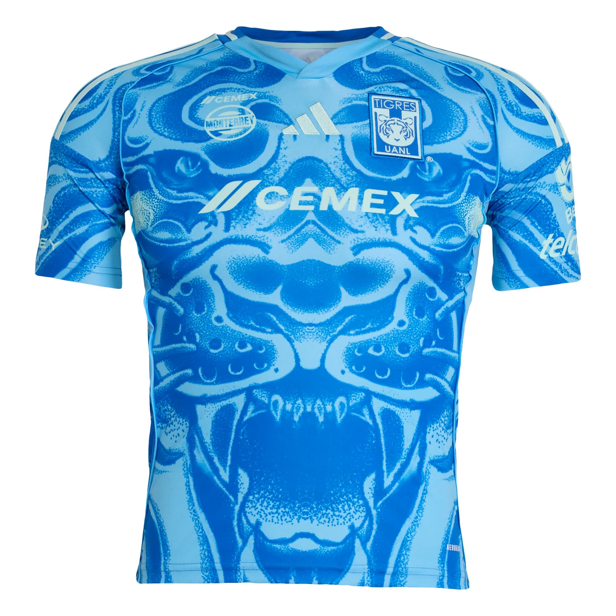 Foto 2 pulgar | Jersey Visitante Tigres Uanl 25/26 Para Niños Adidas Azul Niños