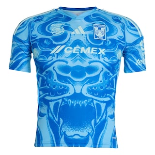 Foto 1 | Jersey Visitante Tigres Uanl 25/26 Para Niños Adidas Azul Niños
