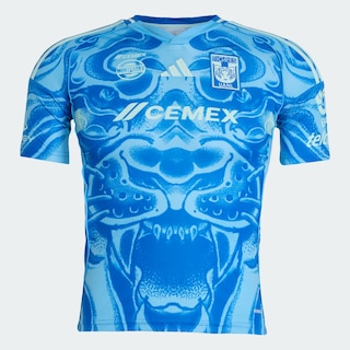 Foto 5 | Jersey Visitante Tigres Uanl 25/26 Para Niños Adidas Azul Niños