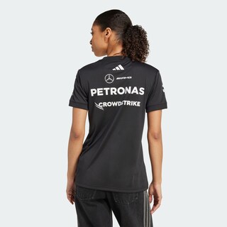 Foto 4 | Playera De Piloto Mercedes - Amg Petronas F1 Team Adidas Negro Mujer