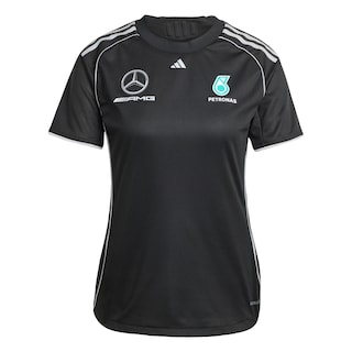 Foto 1 | Playera De Mecánico Mercedes - Amg Petronas F1 Team Adidas Negro Mujer