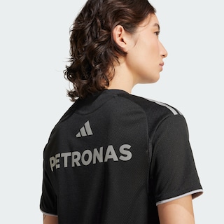Foto 7 | Playera De Mecánico Mercedes - Amg Petronas F1 Team Adidas Negro Mujer
