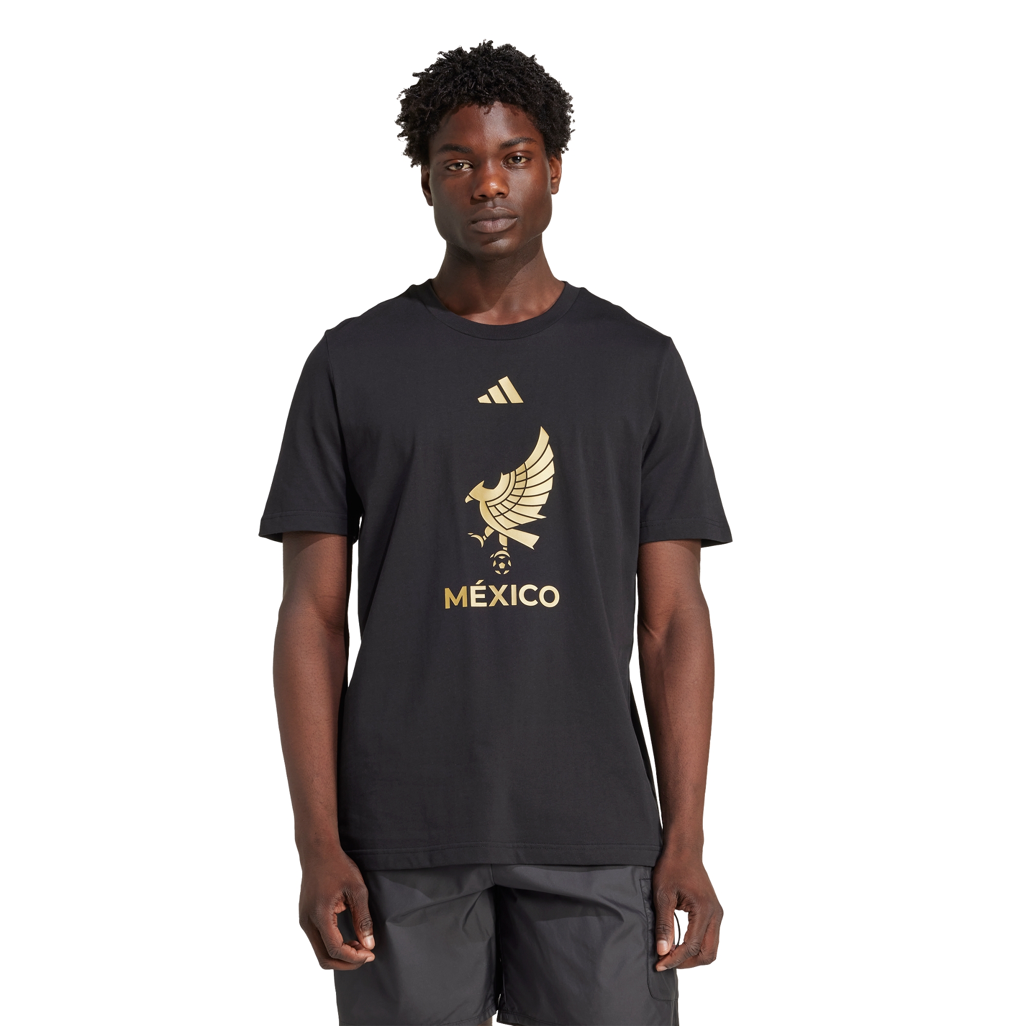 Foto 3 pulgar | Playera Selección Nacional De México 24/25 Adidas Negro Hombre