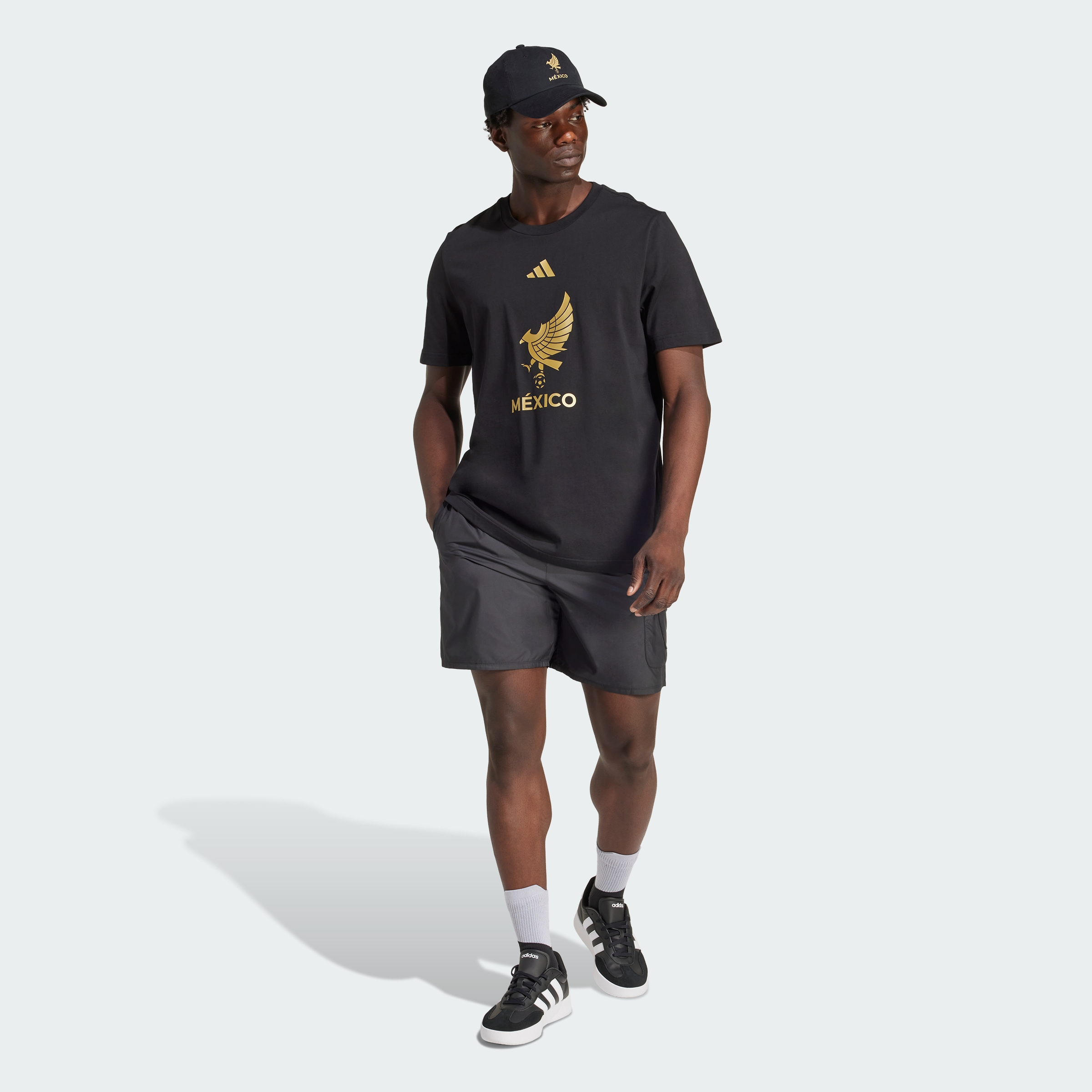 Foto 9 pulgar | Playera Selección Nacional De México 24/25 Adidas Negro Hombre