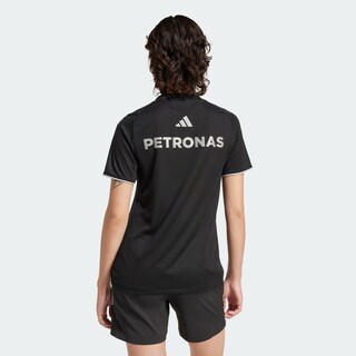 Foto 4 | Playera De Mecánico Mercedes - Amg Petronas F1 Team Adidas Negro Mujer