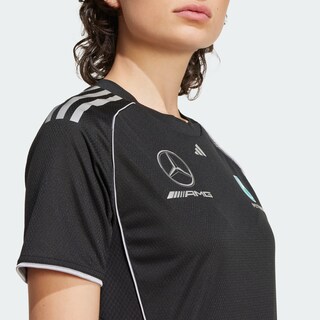Foto 6 | Playera De Mecánico Mercedes - Amg Petronas F1 Team Adidas Negro Mujer