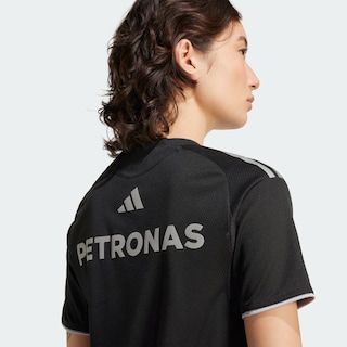 Foto 7 | Playera De Mecánico Mercedes - Amg Petronas F1 Team Adidas Negro Mujer