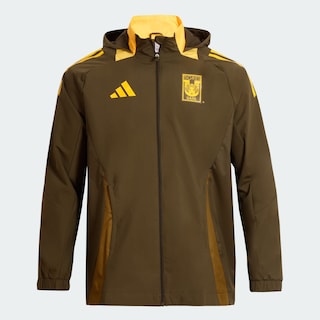 Foto 3 | Chamarra Tigres Uanl Adidas Verde Hombre
