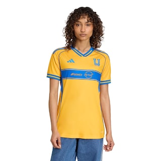 Foto 2 | Jersey Local Mujer Tigres Uanl 25/26 Adidas Amarillo Mujer