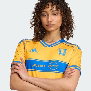 Foto 8 | Jersey Local Mujer Tigres Uanl 25/26 Adidas Amarillo Mujer