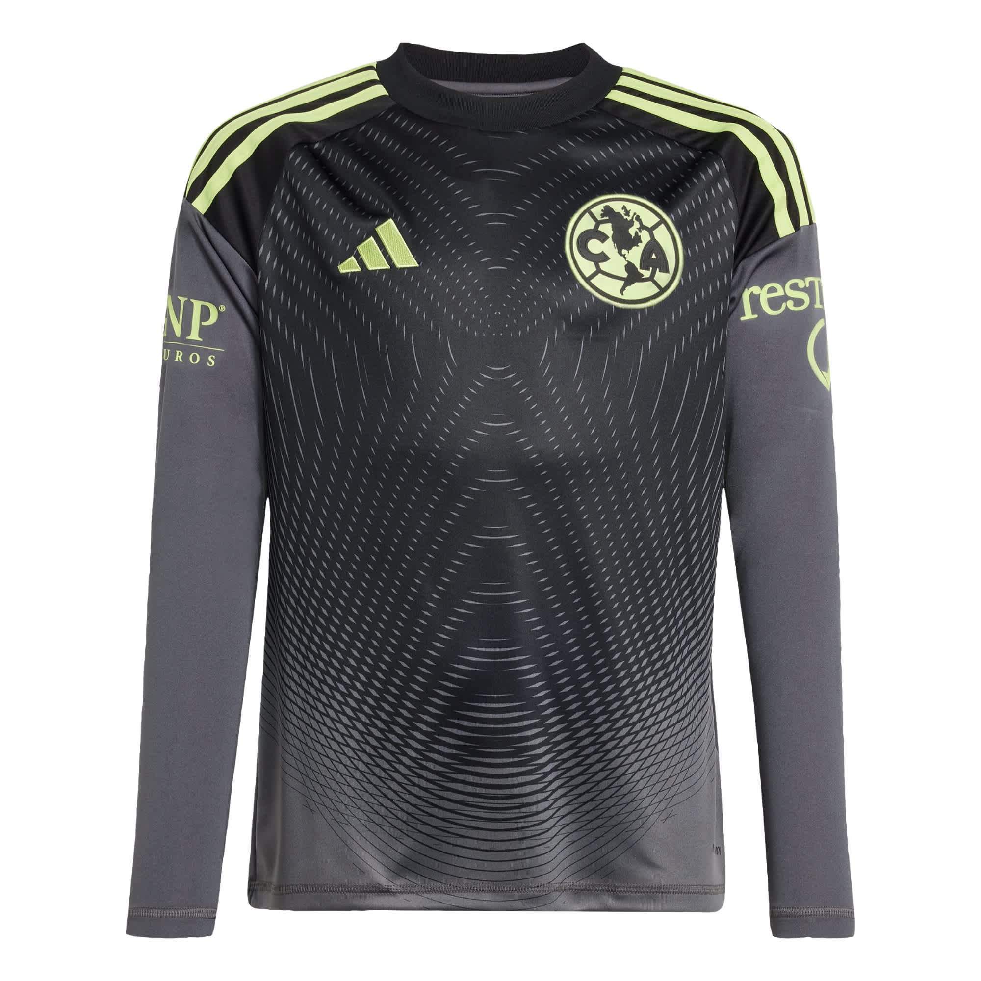 Foto 2 pulgar | Jersey De Portero Club América 25/26 Manga Larga Para Niños Adidas Gris Niños