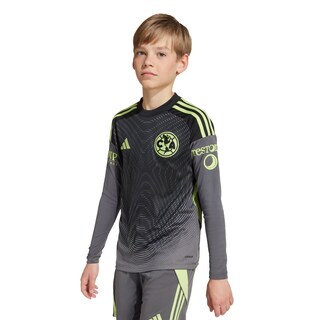 Foto 2 | Jersey De Portero Club América 25/26 Manga Larga Para Niños Adidas Gris Niños
