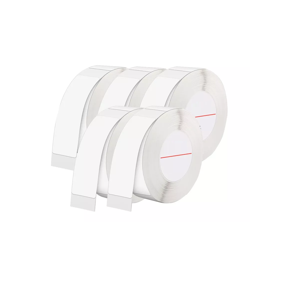 5 Rollos de Cinta Adhesiva para D11 D110 D101 15 Eo Safe Imports Esi-16669 Blanco