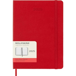 Foto 1 | Agenda 2025 Moleskine Roja Pasta Dura