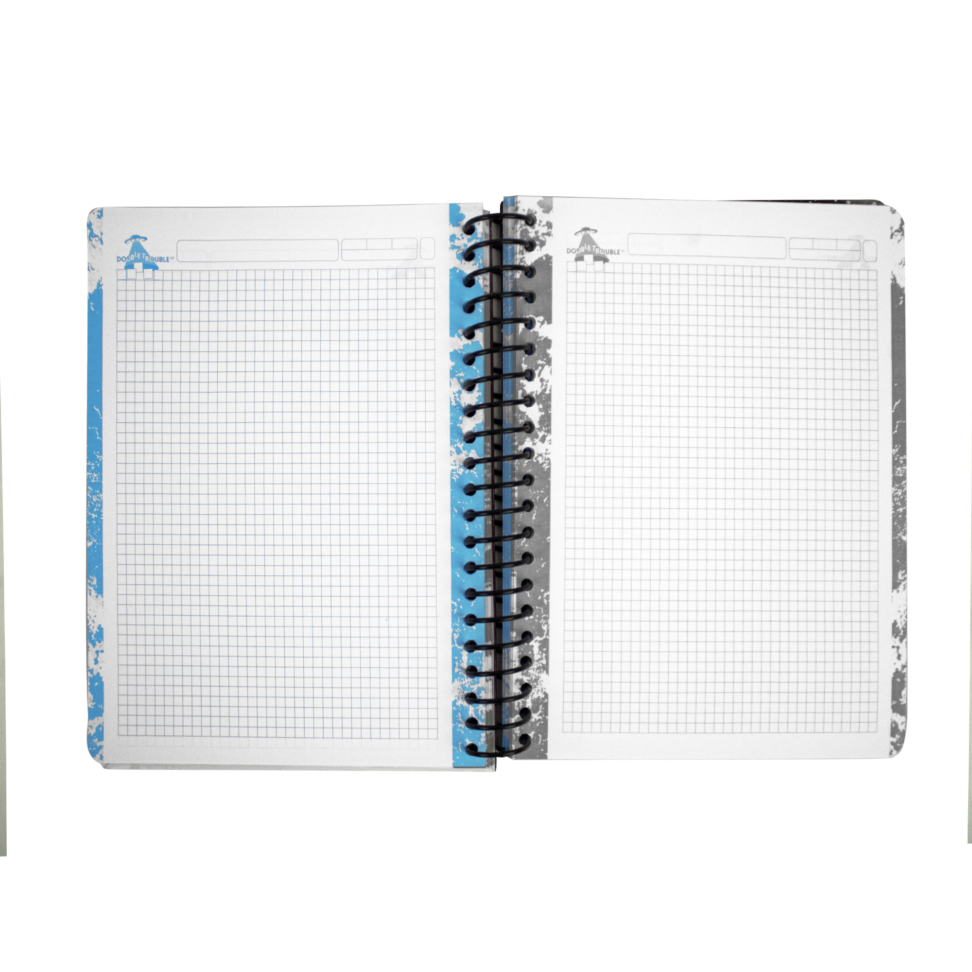 Foto 4 pulgar | Cuaderno Libreta Profesional 200 Hojas Pasta Dura Astronauta Cuadro Chico