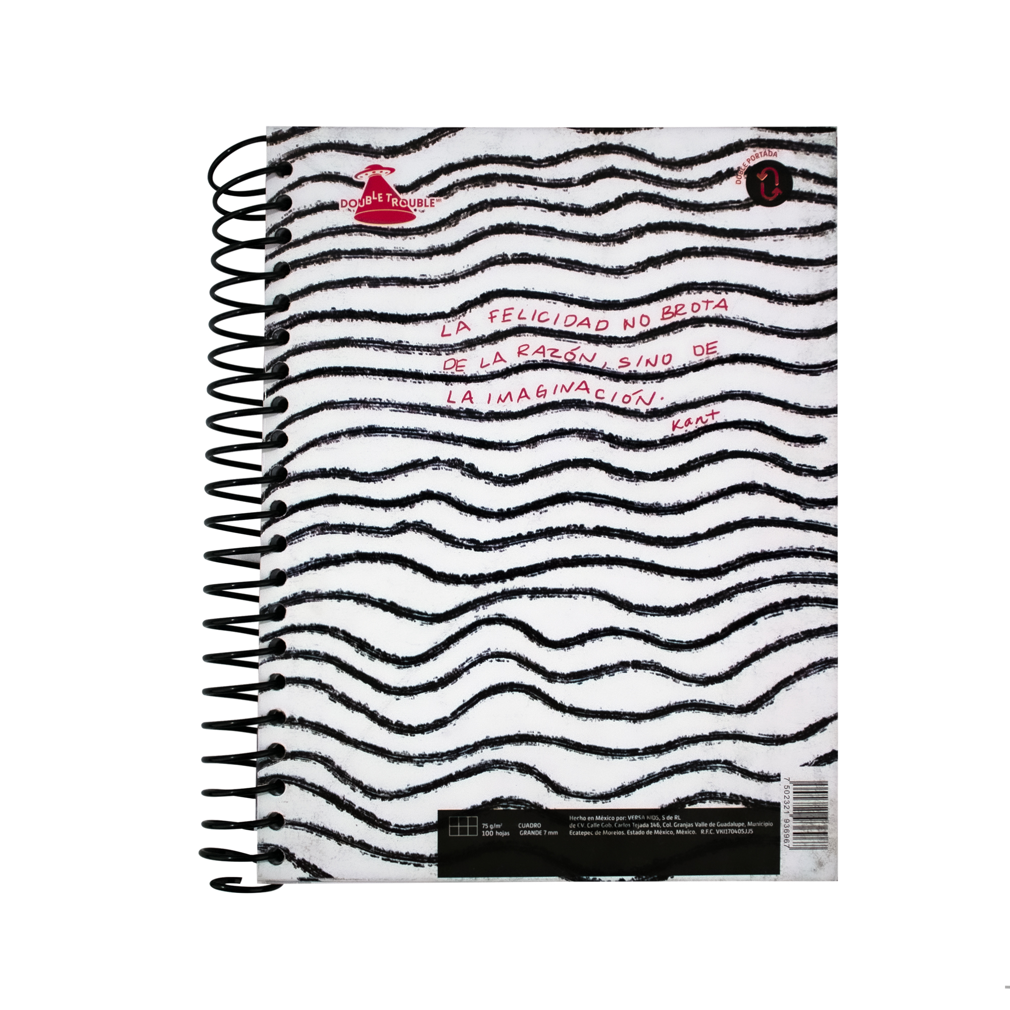 Foto 2 pulgar | Cuaderno Libreta Profesional 200 Hojas Pasta Dura Flipbook Cuadro Chico Y Grande.