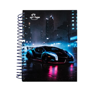 Foto 1 | Cuaderno Libreta Profesional 200 Hojas Pasta Dura Lamborghini