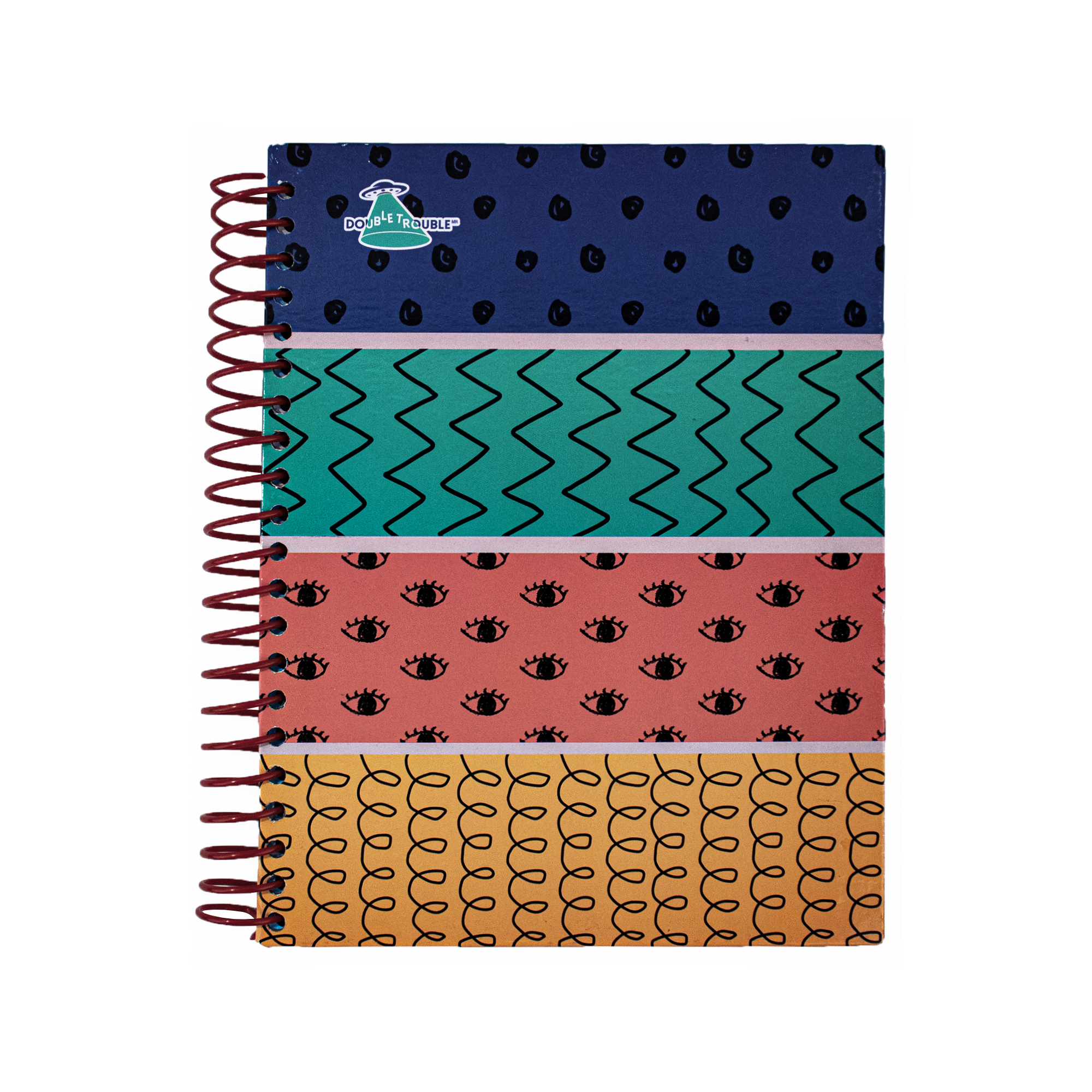 Foto 2 pulgar | Cuaderno Libreta Profesional 200 Hojas Pasta Dura Cuadro Chico