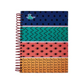Foto 1 | Cuaderno Libreta Profesional 200 Hojas Pasta Dura Cuadro Chico